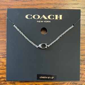 Coach Emblem Necklace